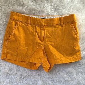 J. Crew Women's Vibrant Orange Bermudas